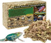Riare Musgo Sphagnum premium 14oz en empaque listo para terrarios, retiene humedad.