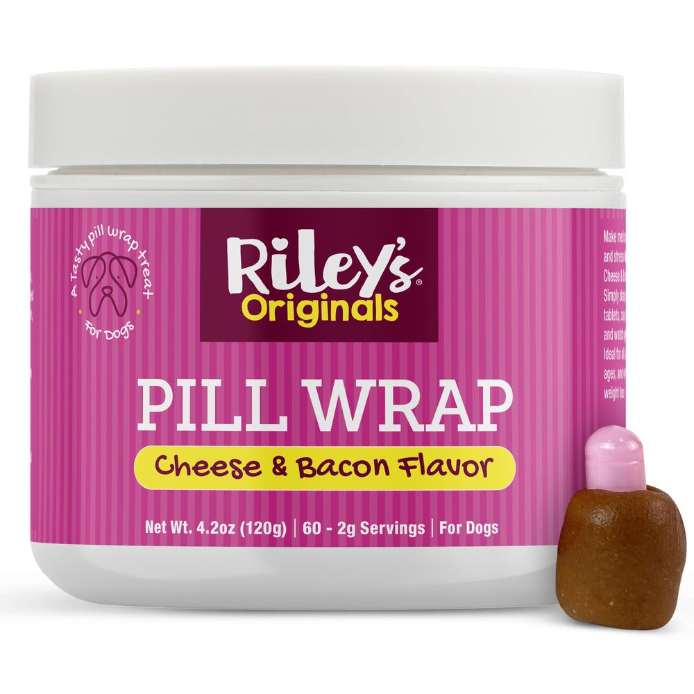 Riley's poche pilules fromage bacon: masque le goût des médicaments pour chien
