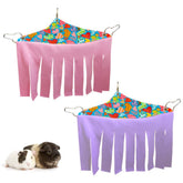 Refuge carré RIOUSSI pour cage, sécurité et jeu pour petits animaux.