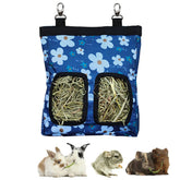 RIOUSSI sac-foin-suspendu: alimentation pratique et propre pour petits animaux.