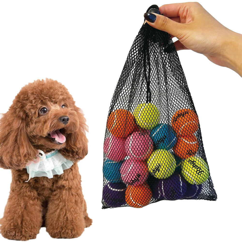 Bola Rohyu mini con chirrido para perros pequeños, ideal para juego de fetch