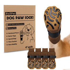Calcetines Roilpet para perro con antideslizante de dos lados para mayor adherencia.