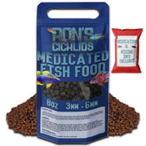 RON'S CICHLIDS empaque de mezcla medicada, ideal para uso diario