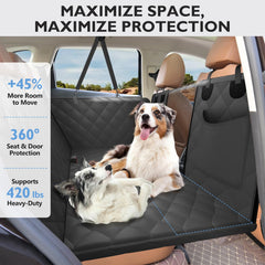 ROUWINNE cobertura impermeable para asiento trasero, protege de pelos y arañazos