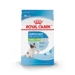 ROYAL CANIN para cachorro tamaño extra pequeño, croquetas crujientes que facilitan la toma diaria.