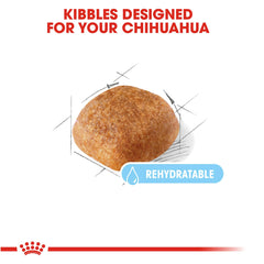 Royal Canin Chihuahua Adult 8+ croquetas pequeñas, fáciles de masticar para perros mayores