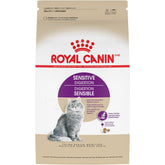 Royal Canin Gato con sensibilidad digestiva, kibble en tres formas para mayor apetito.