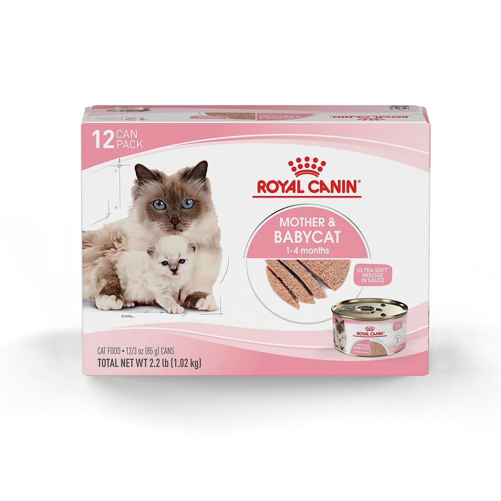 Royal Canin Madre y Bebé Gato mousse suave en salsa facilita la transición a sólido