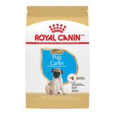 Royal Canin Pug Puppy frente del envase, alimento seco para cachorros Pug