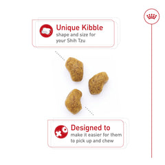 Royal Canin Shih Tzu, piel y pelaje saludables con complejo nutritivo.