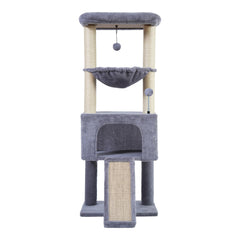 Roypet arbol-gatos-esquina-43-3: estructura estable para trepar y observar.