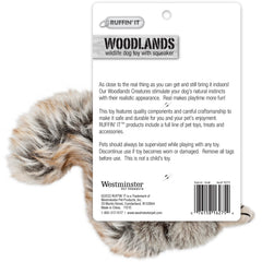 Ruffin' It Peluche duradero para perros, diseño resistente para sesiones largas.