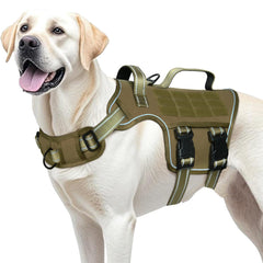 Arnés RunFido, vista frontal, control cómodo para perros grandes.