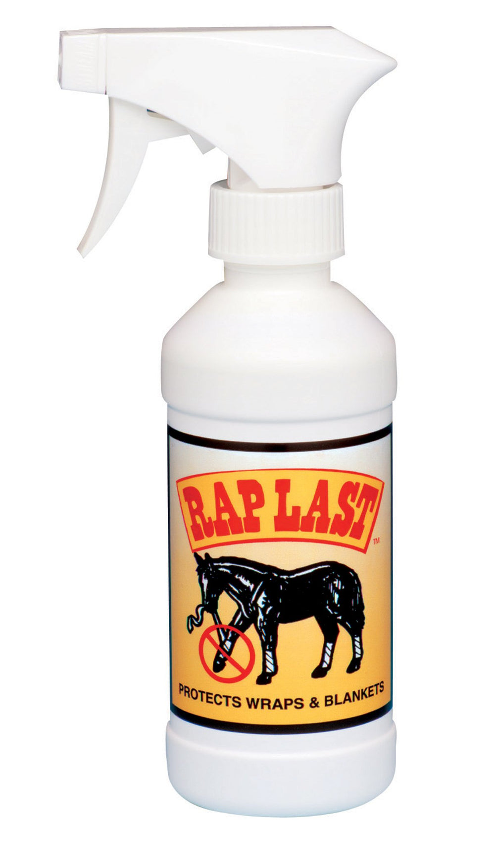 SADDLER J M Rap Last Spray para caballos, ideal para uso diario en establo.
