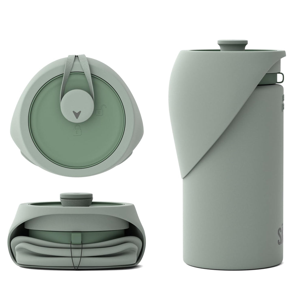 SÄKER botella-agua-perro-portatil-550ml: ideal para paseos y caminatas.