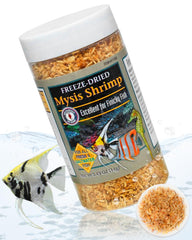 San Francisco Bay Brand mysis deshidratado en bote, alimento proteico para peces