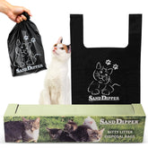 Sand Dipper bolsas para arena de gato en empaque práctico.