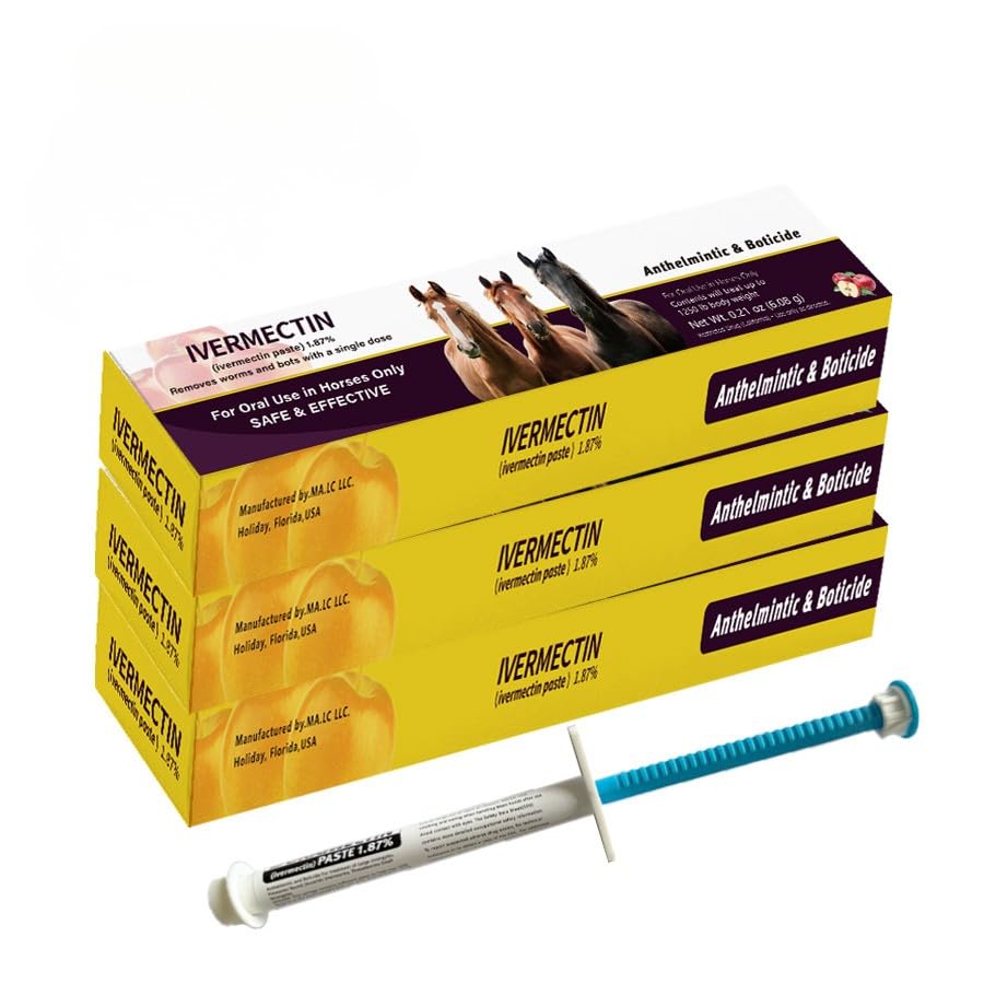 Pasta Sangahama para caballos, pack de 3, fácil de aplicar.
