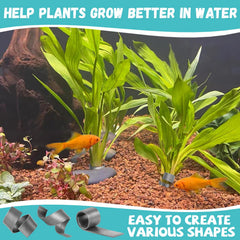 SANJHFF peso acuario ajustable: mantiene las plantas ancladas incluso ante corrientes.