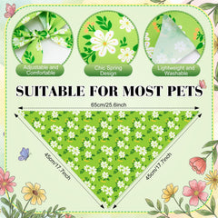 Sanwuta bandana primavera estampado floral suave y transpirable.