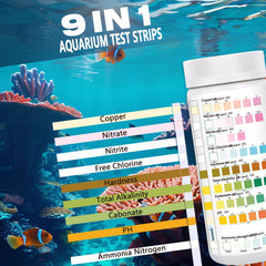 SaySummer tiras prueba amoniaco-agua: detección precisa para un acuario estable
