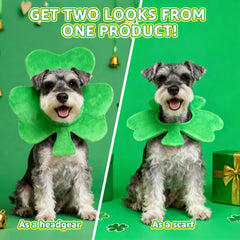 SCENEREAL disfraz completo para San Patricio en perros pequeños.