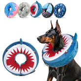 SCENEREAL donut collar inflable para perros y gatos, cómodo y seguro.