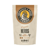 Scratch and Peck Feeds envase 10 oz de hierbas secas para aves, apoyo inmunitario.