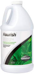 Seachem Flourish, botella de fertilizante para plantas de agua dulce, mejora color y vitalidad.