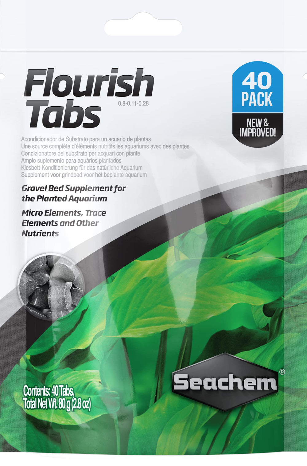 Seachem Flourish Tabletas en grava para raíces sanas