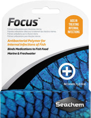 Seachem Focus 5gram polvo en caja para infecciones internas de peces