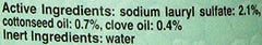 Close-up of Seachem JurassiMite label highlighting natural, non-toxic formula