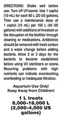 Seachem Pristine mezcla bacteriana para descomponer desechos y mantener el acuario limpio.