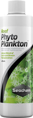 Reef Phytoplankton de Seachem en frasco de 250 ml para alimentación de corales.