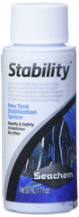 Seachem Stability, equilibrio biofiltro, inicio rápido en acuarios de agua dulce y salada.