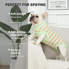 Sebidtco traje de recuperación para perros, abdomen, cubre la zona operada y favorece comodidad.