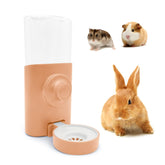 Septillar bouteille eau suspendue 600ml rose, idéale pour cages et petits animaux.