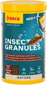 Sera Insect Granules: bote de 1000 ml para peces ornamentales.