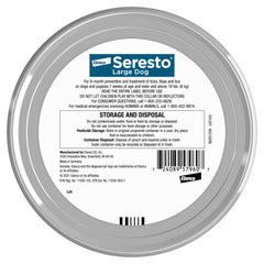 Seresto collar grande, detalle de la cinta, protección continua sin grasa.