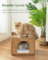 SETVSON cueva de gato interior, espacio privado para descansar.