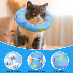 Cono Seyezo para gatos protege la herida y evita lamidos favoreciendo la recuperación.