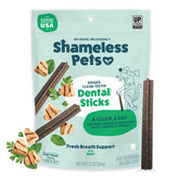Shameless Pets A Cluck A Day palito dental con estrias para limpieza profunda