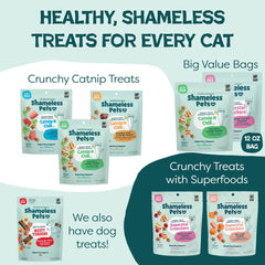 Shameless Pets Chat N Chill au poulet, friandise faible calorie