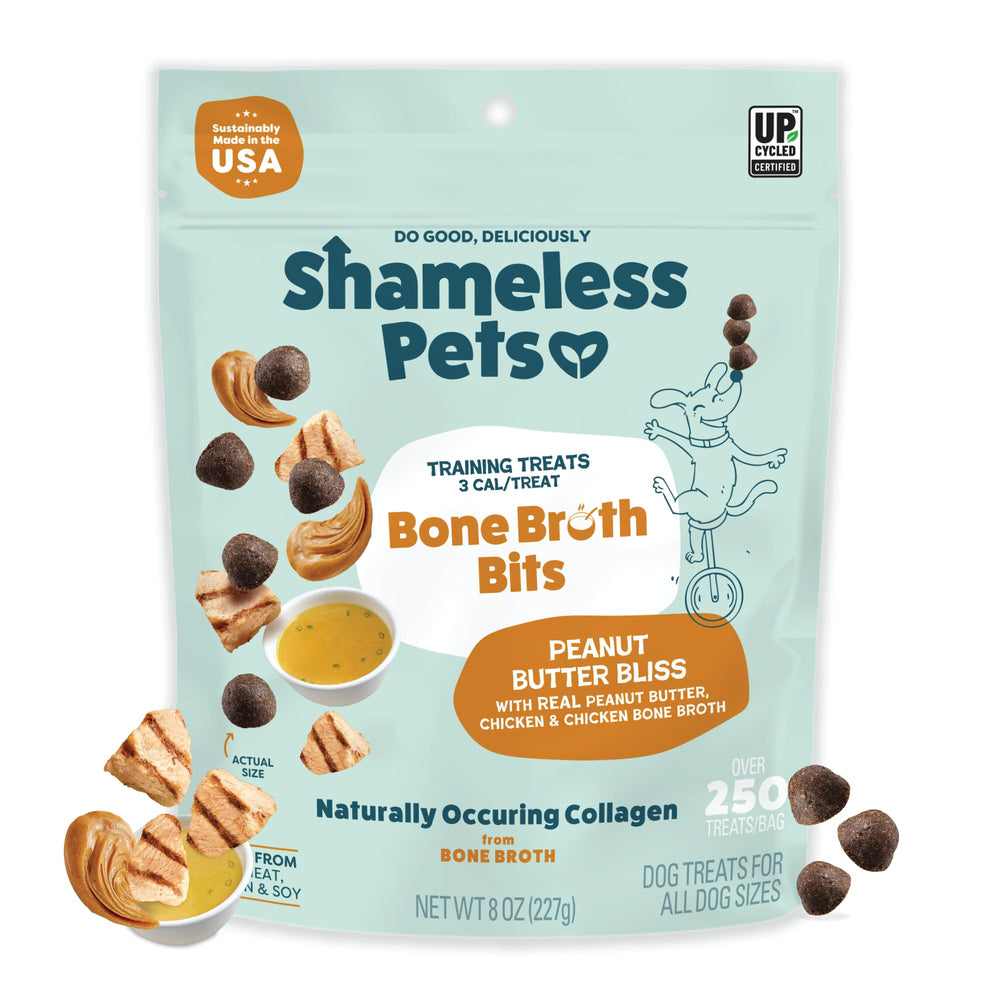 Shameless Pets Premios Caldo de Hueso para perros: sabor para entrenar.