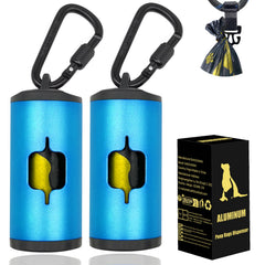 SHAOUMAN porta-bolsas para perros de metal, 2-pack, resistente para paseos.