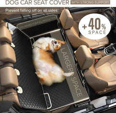 SHARLOVY cama de coche para perros, resistente y fácil de limpiar.