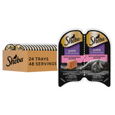 Sheba porciones perfectas pate salmon: porciones fáciles para servir comidas frescas para gatos.