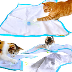 Sheer Fun For Cats: tejido transparente para esconderse y cazar en casa