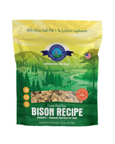 Shepherd Boy Farms comida para perros cruda congelada con bison, proteína de alta calidad.