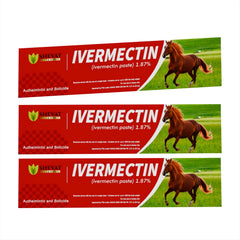 SHEVAT VITAMINS Ivermectina en pasta sabor manzana en tubo 6.08 g para caballos.